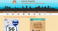 Desktop Screenshot of loteriaangelita.com